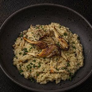 Ризотто с вешенками