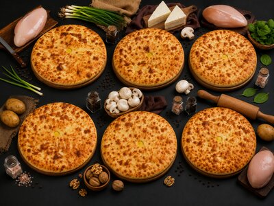 Большой сет из 6 куриных пирогов