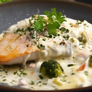 Сазан в сливочном соусе 