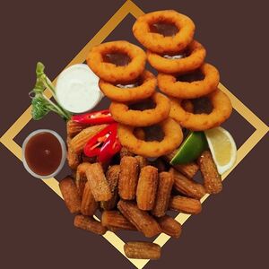 Сет Чуррос с луковыми колечками