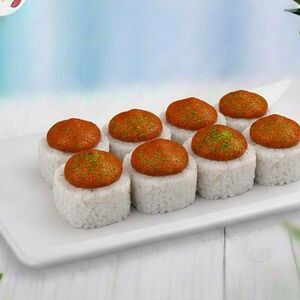 Запеченный ролл с мидиями