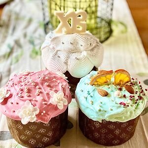 Пасхальный набор из 3 куличей