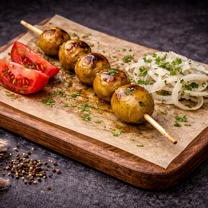 Картофель с салом 1/250