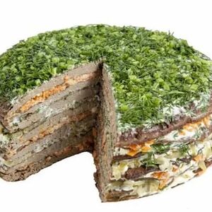 Печёночный торт