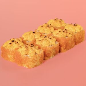 Теплый ролл с крабом