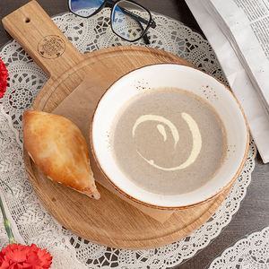 Тихий кабинетный разговор/Суп-крем грибной