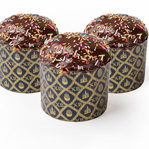 Набор из трёх куличей шоколадных