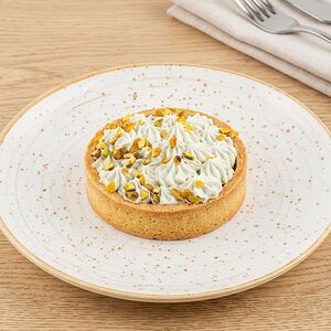 Тарт малина-фисташка