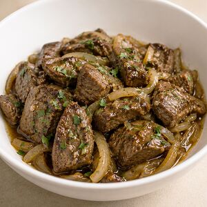 Печень куриная жареная