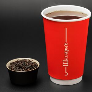 Чай черный, малина, мед без кипятка