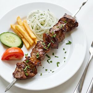 Шашлык из печени