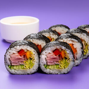 Кимпаб с ветчиной