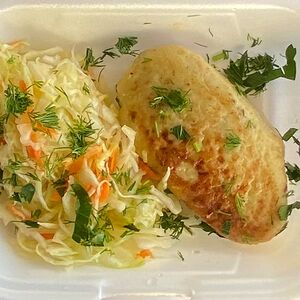 Рыбная котлета