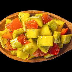 Маринованные цукини с перцем