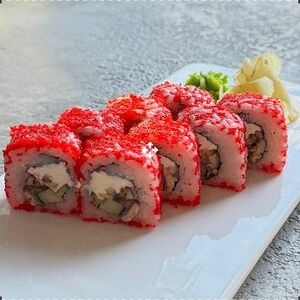 Ролл с королевской креветкой
