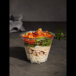 Трайфл с копченой курицей