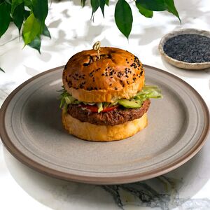 Бургер с растительным мясом