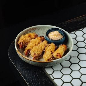 Креветки Катаифи