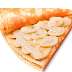 Блин банан и сгущенка