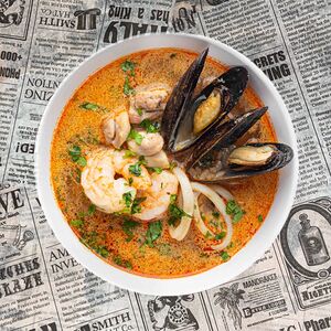 Суп том ям с крабом