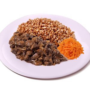 Гречка с грибами