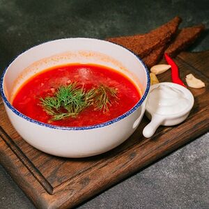 Борщ постный