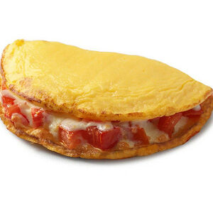 Омлет с томатами