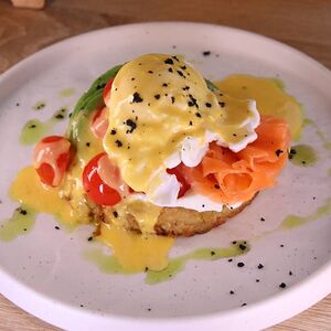 Драник с форелью