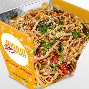 Вок Гонконг с курицей