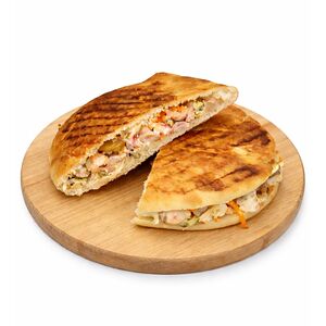 Шаурма в лепешке с курицей