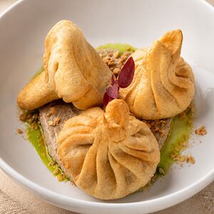 Хинкали с курочкой гриль 