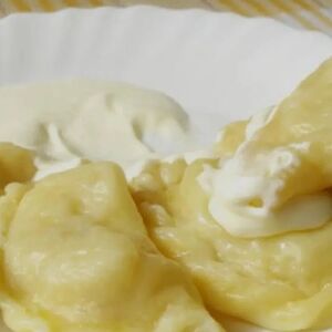 Вареники ручной лепки с творогом