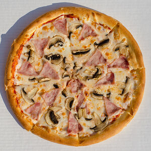 Ветчина с грибами 25см