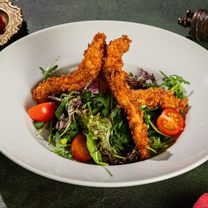 Хрустящий куриный салат