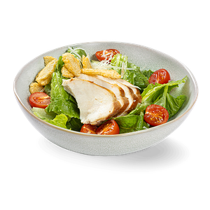 Салат Цезарь с курицей