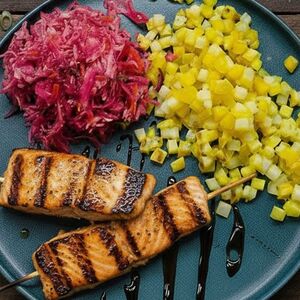 Իշխանի ֆիլե նռան սոուսով և ռիզոլի կարտոֆիլով