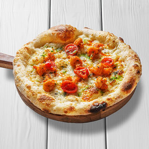 Пицца с креветками кимчи 23 см