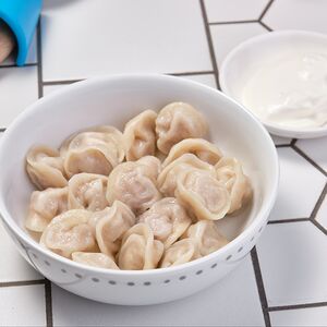 Пельмешки со сметаной
