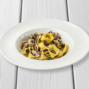 Паппарделле с грибами