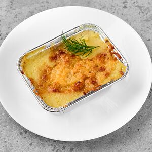 Запеканка картофельная с креветками