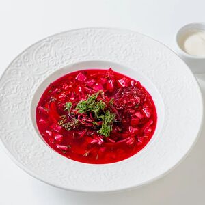 Свекольник с ветчиной