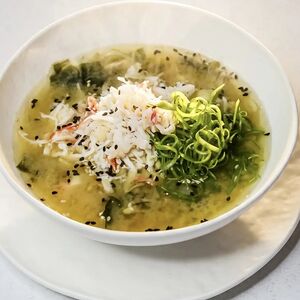 Мисо-суп с камчатским крабом