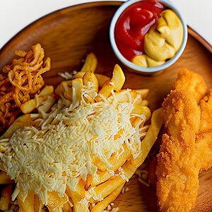 Фрай-дог с куриными стрипсами