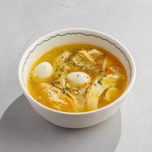 Суп с цыплёнком и грибами