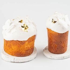 Малый кулич с бабочками