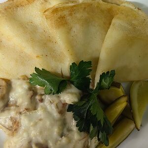 Блинчики с мачанкай по-домашнему