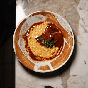 Орзо с медальонами