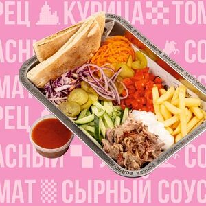 Мясное ассорти со свининой и курицей