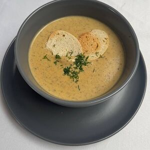 Суп-пюре с шампиньонами