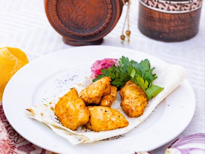 Шашлык из куриного филе